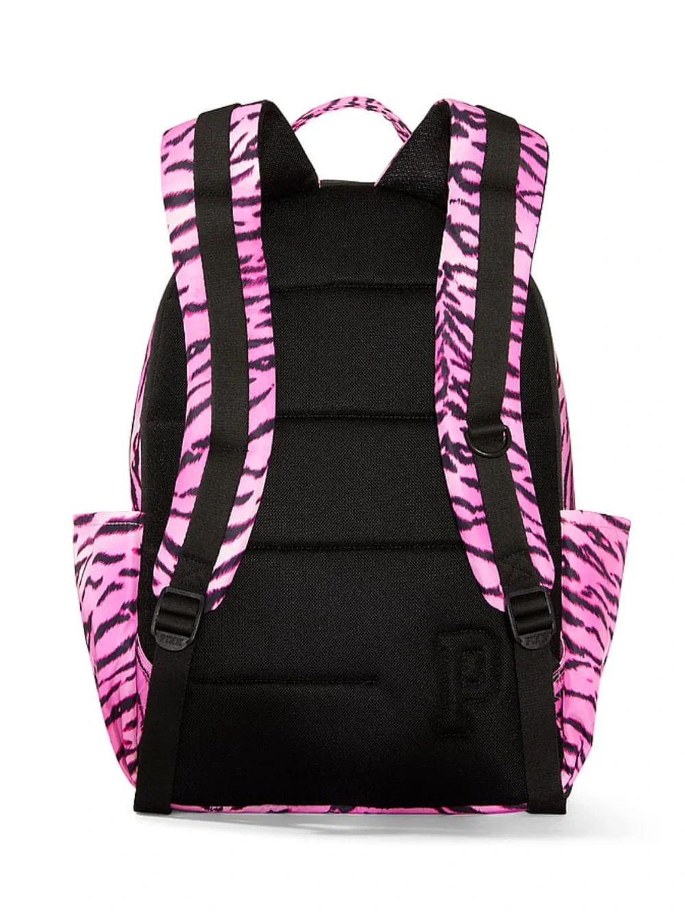 New Victoria’s Secret Black & PINK Backpack Zebra Purse Quilted Puffer Bag NWT